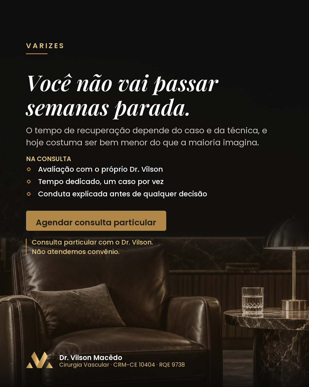 Você não vai passar semanas parada