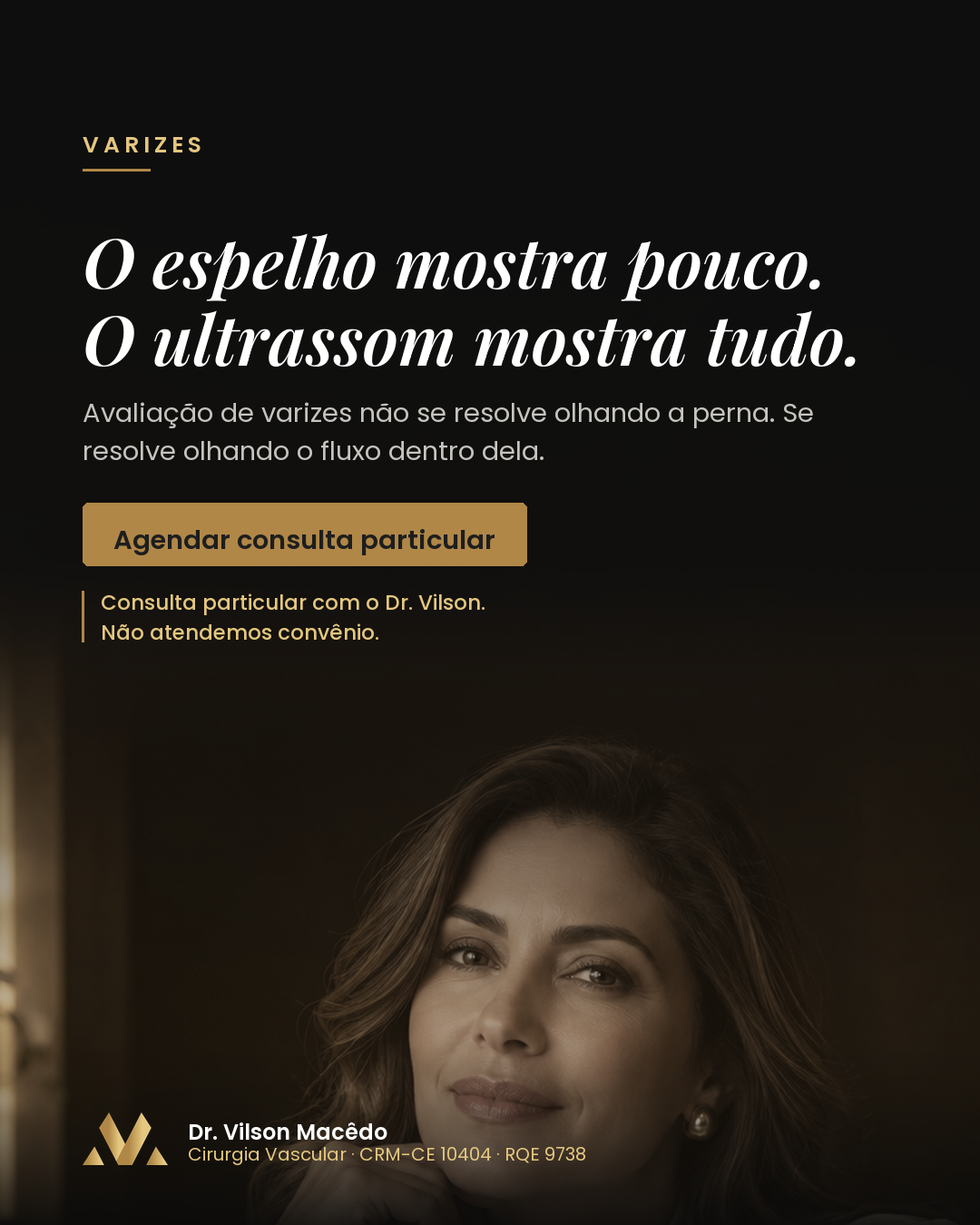 O espelho mostra pouco