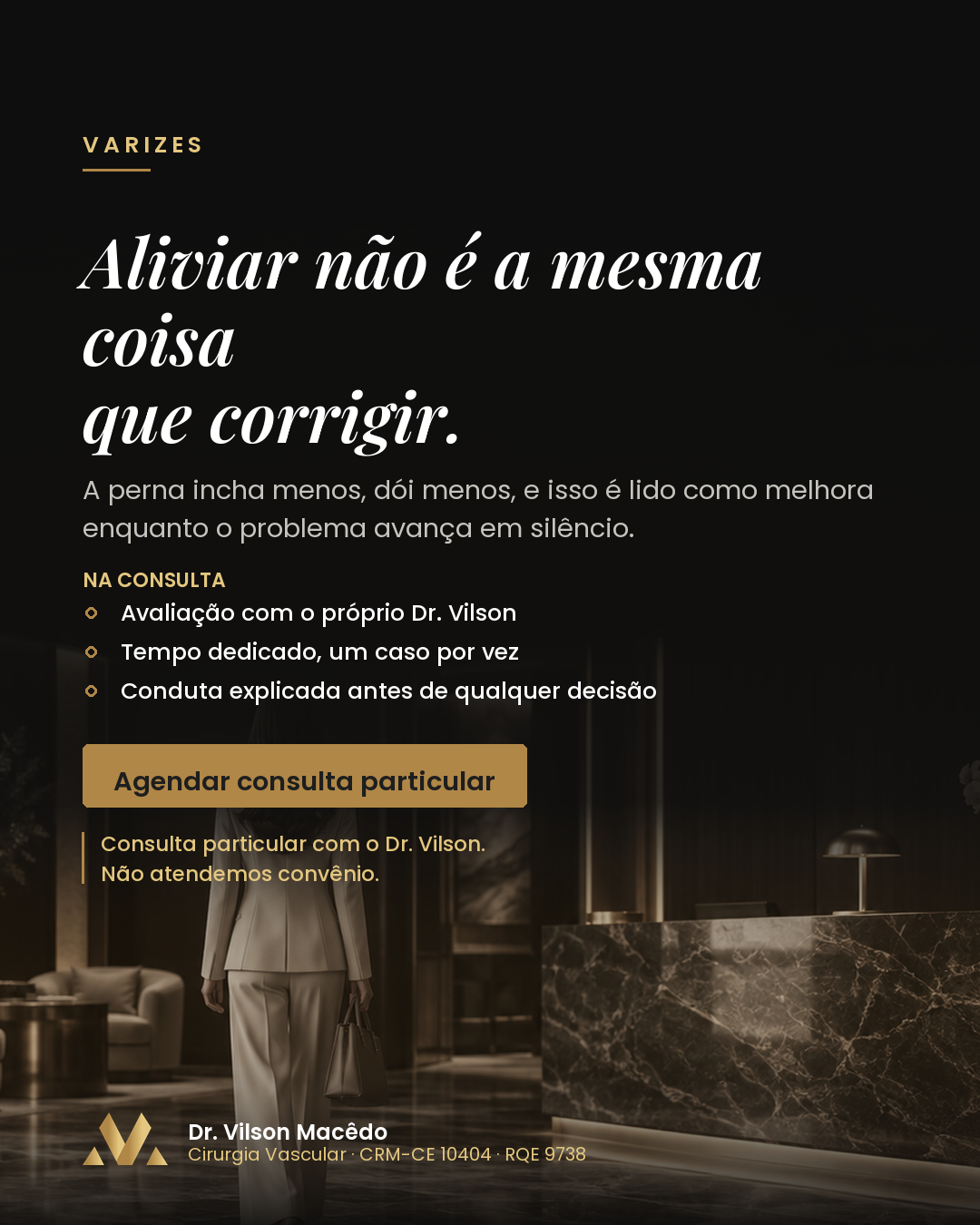 Aliviar não é a mesma coisa que corrigir